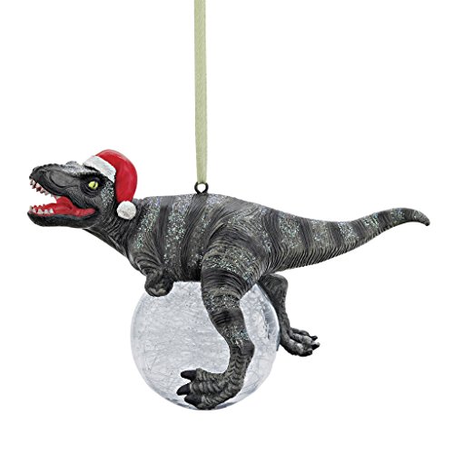 Design Toscano Blitzer The T-Rex Holiday Ornament