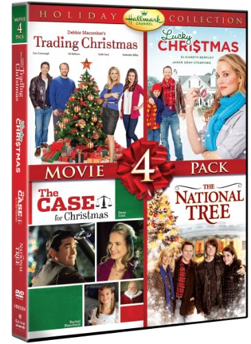 Hallmark Holiday Collection Movie 4 Pack (Trading Christmas, Lucky Christmas, Case For Christmas, National Tree) (Hallmark)