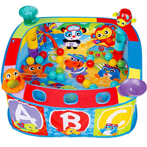 Playgro 0186366 Pop and Drop Activity Ball Gym, for baby