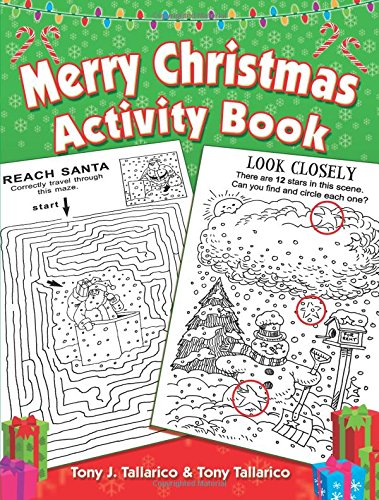Merry Christmas Activity Book